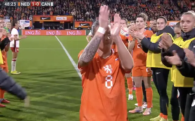 Spitse neemt afscheid; samenvatting Nederland-Canada