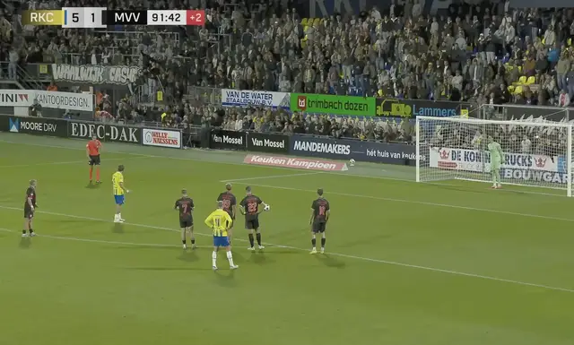 Samenvatting RKC Waalwijk - MVV Maastricht 6-1