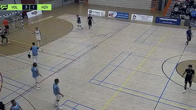 Eredivisie zaalvoetbal: RKAV Volendam - HZV 3-1