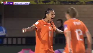 Samenvatting Nederland - Frankrijk 2-1 (vrouwenvoetbal)