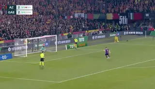 Strafschoppenserie AZ-Go Ahead Eagles (KNVB beker finale)