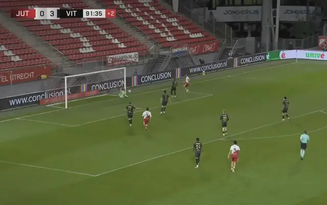 Samenvatting Jong FC Utrecht - Vitesse 0-3