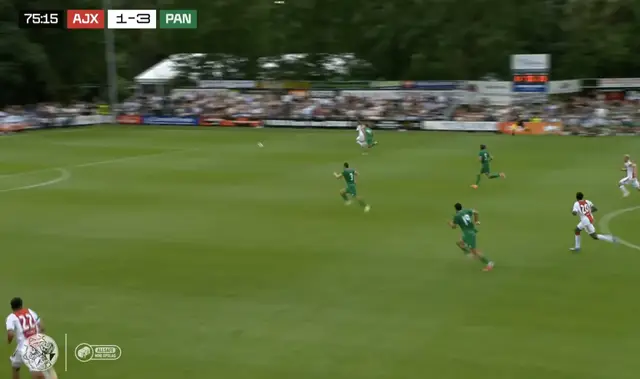 Samenvatting Ajax - Panathinaikos 1-3 (oefenwedstrijd)