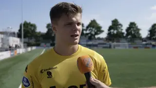 Eerste minuten van Roy Steur bij FC Volendam