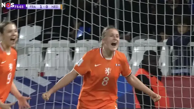 Samenvatting Frankrijk - Nederland 1-1 (Vrouwen, WK-kwalificatie)