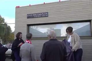 Van Gaal krijgt pleintje bij zijn eerste club SV De Meer