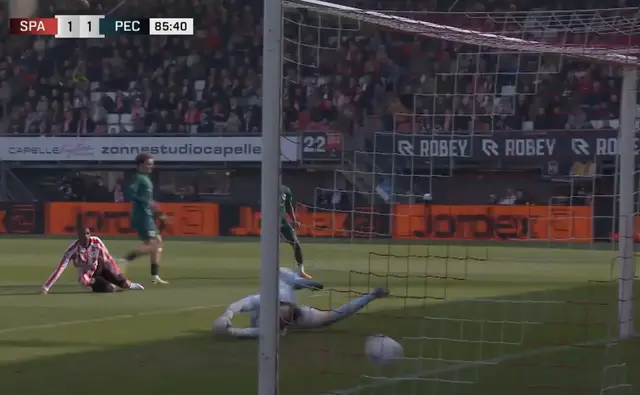 Samenvatting Sparta - PEC Zwolle 1-1