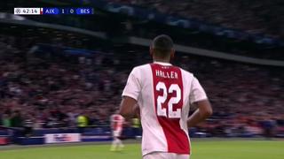 Goal: Ajax - Besiktas 2-0 (Sébastien Haller)