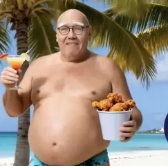 Gijp geniet van AI-beelden Kees Jansma op Curaçao