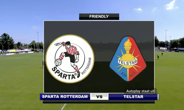 Livestream Sparta Rotterdam - Telstar