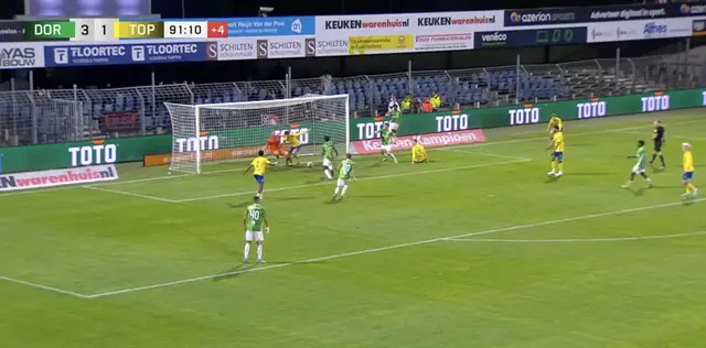 Samenvatting FC Dordrecht - TOP Oss 3-1 (alle goals)