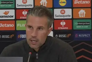 Van Persie over invallers na blamage tegen FCSB
