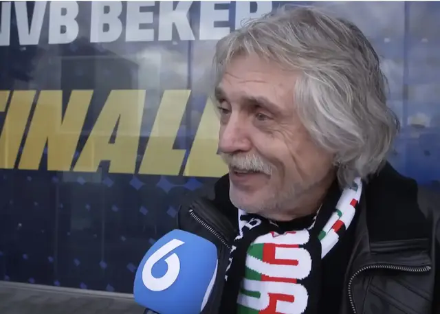 NEC-fan Johan Derksen klaar voor bekerfinale
