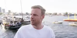 Visiting SAIL Amsterdam met Ajax-captain Davy Klaassen