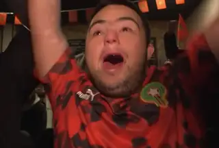 Marokko in finale Afrika Cup: fans uit hun dak