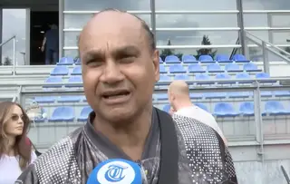 Vader Noa Lang grapt bij uitzwaaitraining Nederlands Elftal