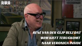 René van der Gijp is blij dat Wim Kieft terugkomt naar Veronica Inside