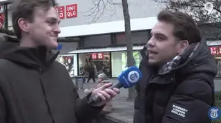 Bedroefde Feyenoord-fans na wedstrijd tegen Ajax