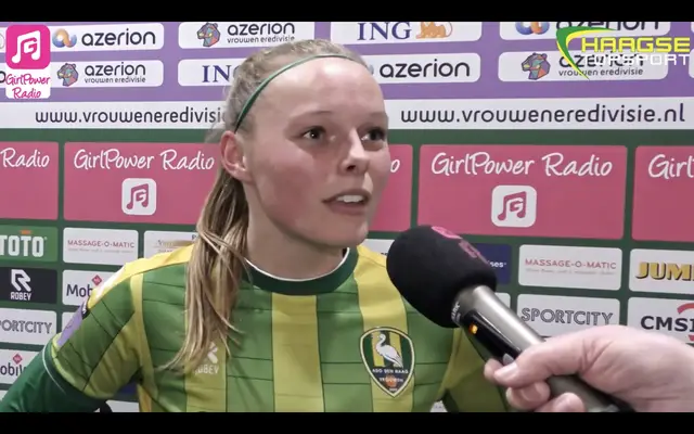 ADO vrouwen verslaan Fortuna: "Hoe vaak is die bal wel niet op de paal gegaan?"