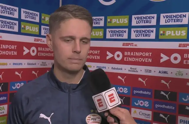 Veerman na Feyenoord-PSV: "Wij waren beter"