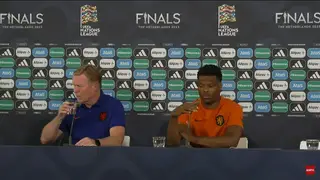 Persconferentie Oranje in aanloop naar troostfinale tegen Italië