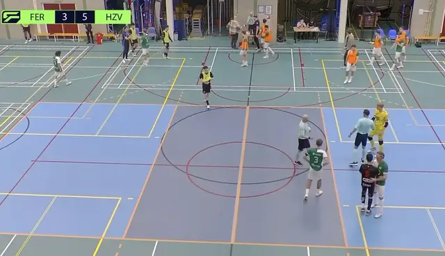 Eredivisie zaalvoetbal: TZR Fermonia Boys - HZV 3-5