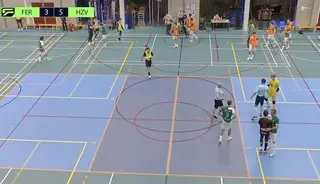 Eredivisie zaalvoetbal: TZR Fermonia Boys - HZV 3-5