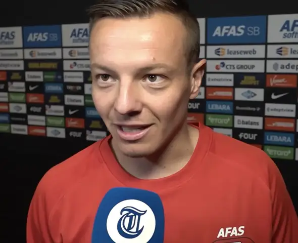 Jordy Clasie tijdens huldiging AZ: "Fabeltjes joh"