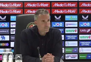 Van Persie wil dat Dick Advocaat blijft bij Feyenoord