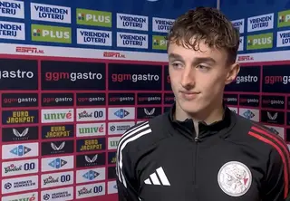 Interview Youri Baas na FC Twente-Ajax (2-3)